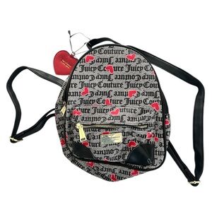 Juicy Couture Heart Pattern Backpack